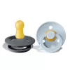 BIBS Colour 2 db-os cumi, (Grafit/Pasztellkék), 6-18 hó