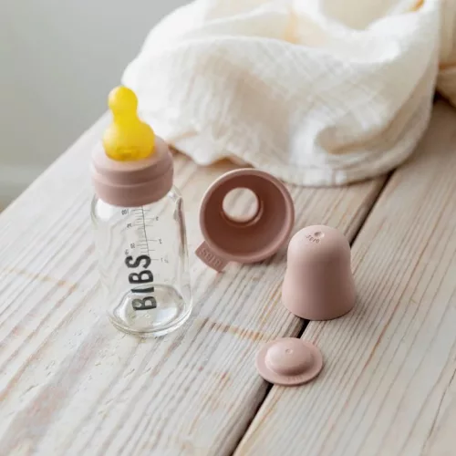 BIBS Cumisüveg, púderrózsaszín, 110 ml
