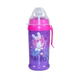   Baby Care itató puha ivócsörrel és fogantyúval 350ml - vegyes színekben új