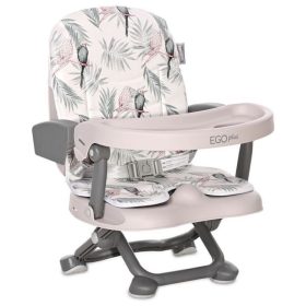   Lorelli Ego Plus székre szerelhető ülésmagasító - Grey Parrots PU Leather