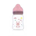 Baby Care széles nyakú cumisüveg 250ml - Blush Pink