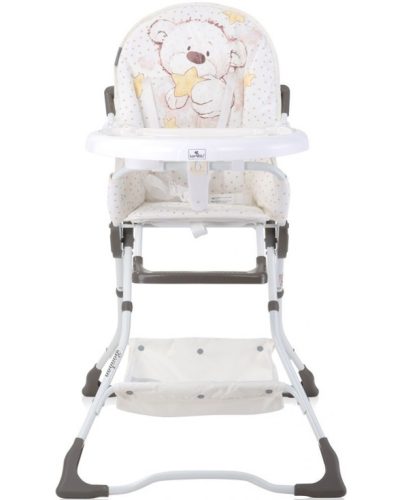 Lorelli Bonbon fix etetőszék - White Teddy Bear