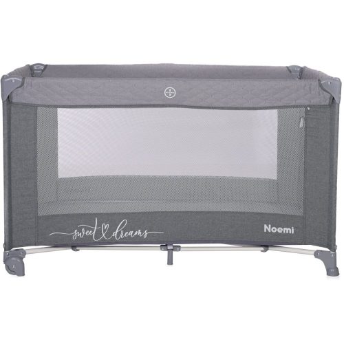 Lorelli Noemi 1 fix utazóágy - Cool Grey Star