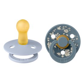   BIBS Liberty 2db-os cumi, Colour Capel Latex, Size 1, Púderkék/Páva