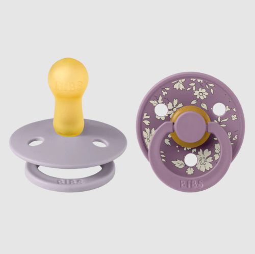 BIBS Liberty 2db-os cumi, Colour Capel Latex, Size 1, Pasztellszürke/Mályva