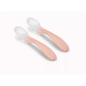 Nuvita 2Darab-os szilikon kanál szett - English Rose - 8480