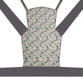 NANDU Bébi Mei Tai hordozó - madárka-szürke