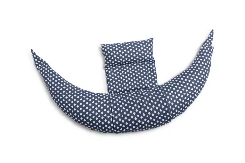 Nuvita Dreamwizard terhességi és szoptatós párna -Blue Rhombus - 7200