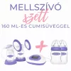 Lansinoh 2 az 1-ben elektromos dupla mellszívó + 2db 160ml cumisüveg szett