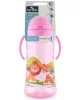 Baby Care Szafari szívószálas sportitató 330 ml - pink