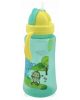 Baby Care Szafari szívószálas sportitató 330 ml - green