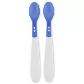 Baby Care hőrzékeny etető kanál 2db- blue