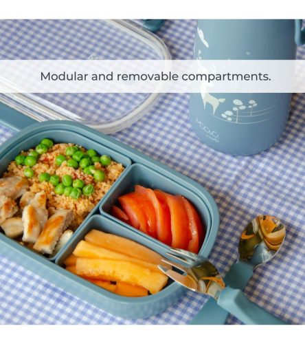 Nuvita uzsonnás doboz S 490 ml - English Rose 4420