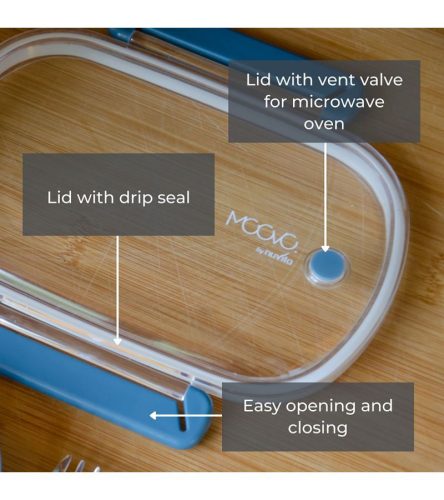 Nuvita uzsonnás doboz S 490 ml - English Rose 4420