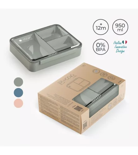 Nuvita uzsonnás doboz M 950 ml - Powder Blue 4421