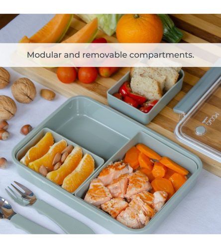 Nuvita uzsonnás doboz M 950 ml - Sage Green 4421