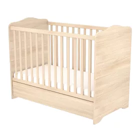   Timba Niki 60x120-as Zárt végű kiságy ágyneműtartóval - Borostyán