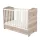 Timba Viki 60x120-as Zárt végű kiságy ágyneműtartóval - Krém-fűz