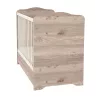 Timba Viki 60x120-as Zárt végű kiságy ágyneműtartóval - Krém-fűz