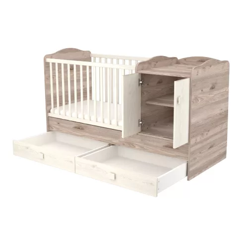 Timba Viki Maxi Kombi 2 Ajtós (70x120-as) - Krém-fűz