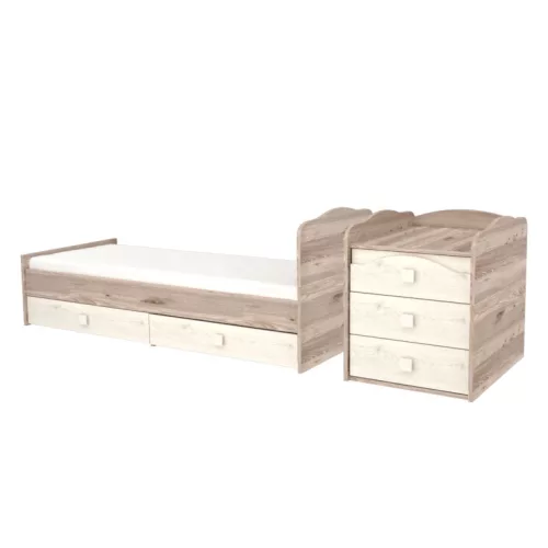 Timba Viki Maxi Kombi 5 Fiókos (70x120-as) - Krém-fűz