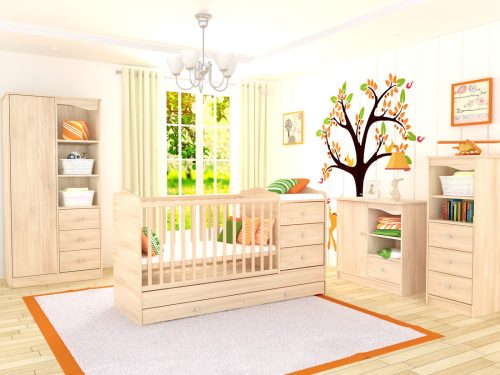 Timba Niki 800-as egyenes falipolc - Borostyán