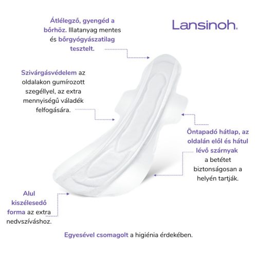 Lansinoh extra nedvszívó szülés utáni betét 0-2hét 10db