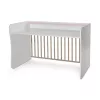 Lorelli MiniMax kombi ágy 72x190 - White / Orchid Pink