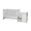 Lorelli MiniMax kombi ágy 72x190 - White / Milky Green