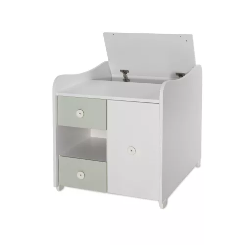 Lorelli MiniMax kombi ágy 72x190 - White / Milky Green