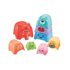   BamBam készségfejlesztő játék - egymásra rakható poharak