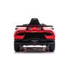 Chipolino Lamborghini Huracan elektromos autó bőr üléssel - piros