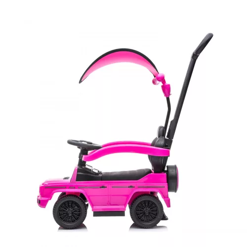 Chipolino Mercedes Benz G350 bébitaxi tolókarral - pink