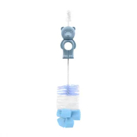   Baby Care cumi és cumisüvegmosó kefe - Bear Moonlight Blue