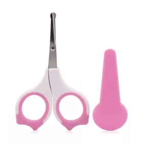 Baby Care Körömvágó olló védőtokkal - Blush Pink