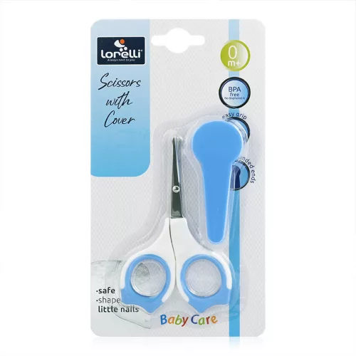 Baby Care Körömvágó olló védőtokkal - Moonlight Blue