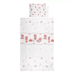   Lorelli 4 részes ágynemű garnitúra - Bears & Pillows Beige