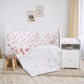   Lorelli ágynemű garnitúra Trend kombi ágyhoz - Bears & Pillows Beige