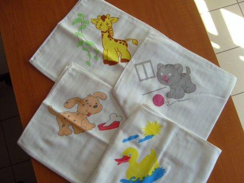 Babaház Textilpelenka 2db-os mintás