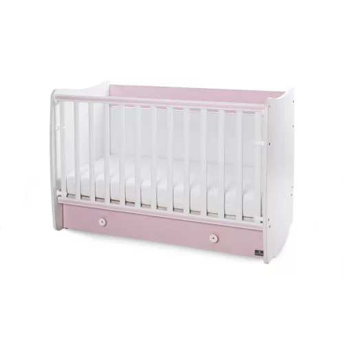 Lorelli Dream kiságy 60x120 - White Orchid Pink