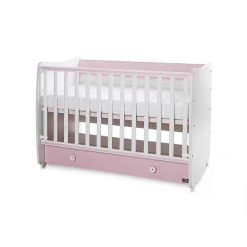 Lorelli Dream kiságy 60x120 - White Orchid Pink