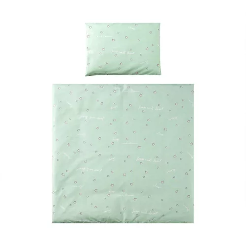 Lorelli EVA 5 részes ágynemű garnitúra - Friends Green