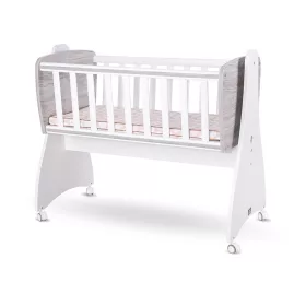   Lorelli First Dreams ringatható bölcső 105x55 - White / Artwood New