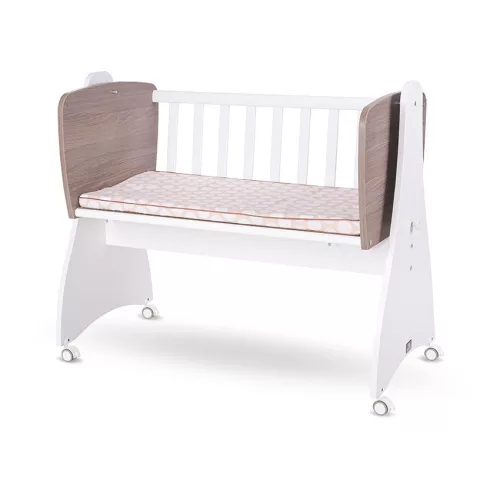 Lorelli First Dreams ringatható bölcső 105x55 - White / Coffee New