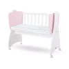 Lorelli First Dreams ringatható bölcső 105x55 - White / Orchid Pink New