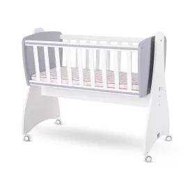   Lorelli First Dreams ringatható bölcső 105x55 - White / Stone Grey