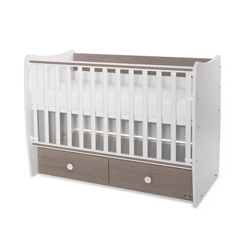 Lorelli Matrix kiságy 60x120 - White Coffee 2Box