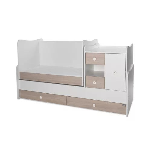 Lorelli MiniMax kombi ágy 190x72 - White Amber New