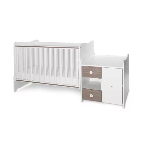 Lorelli MiniMax kombi ágy 190x72 - White Coffe New