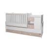 Lorelli MiniMax kombi ágy 190x72 - White Light Oak New